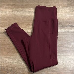 American Eagle Outfitters Burgundy Leggings